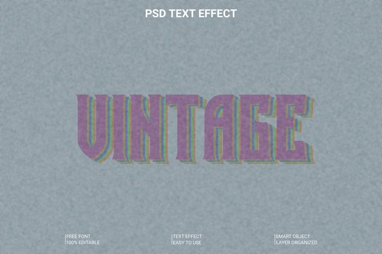 Retro Text Effect Image 9
