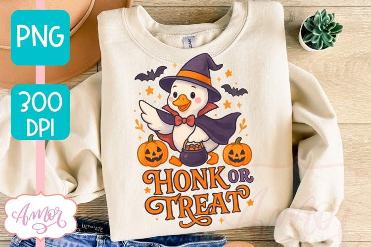 Hallowen Goose PNG design, Cute Halloween shirt sublimation