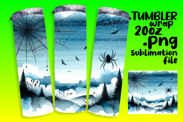 Creative 20oz Tumbler Wrap for Gifts , Halloween