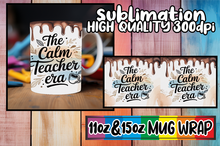 Charming whispers 11oz 15oz mug wrap, Teacher