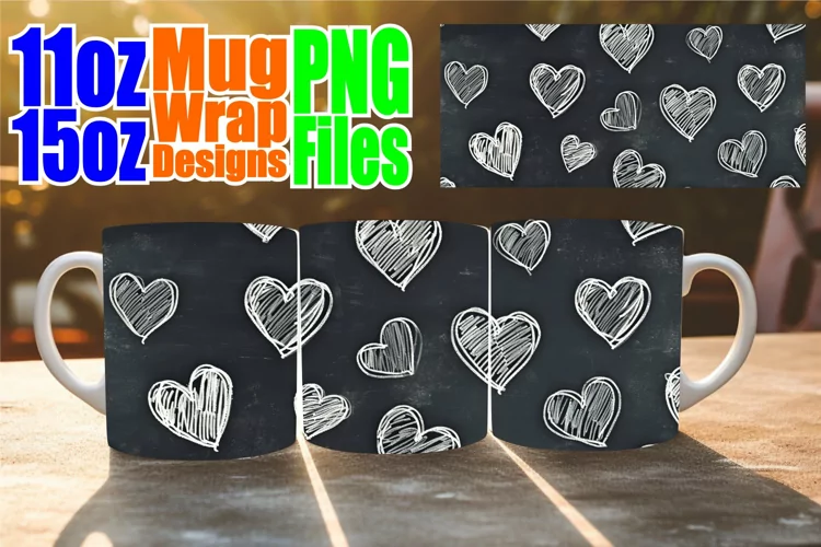 Sublimation Love Magic in Mug Wrap