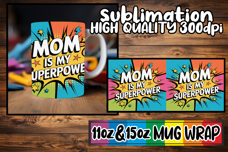 Bright horizons 11oz 15oz sublimation wrap, Mothers Day