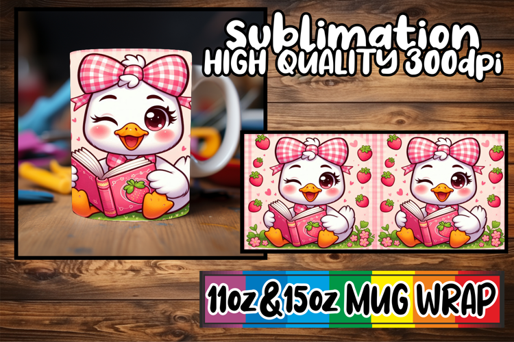 Whimsical nights sublimation print wrap, Cute Goose