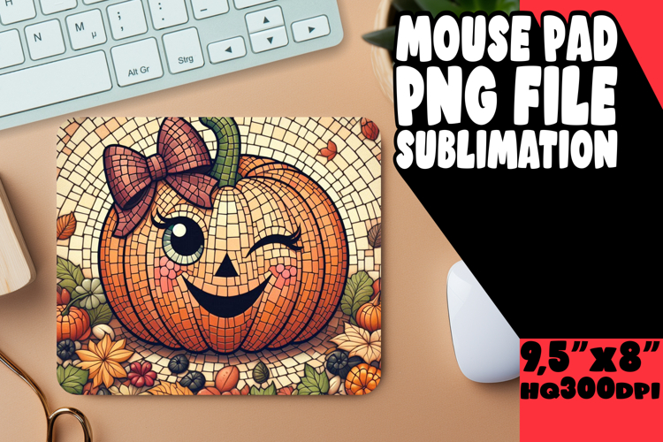 BLISSFUL DESK PAD GIFT MAGIC, Cute Pumpkin
