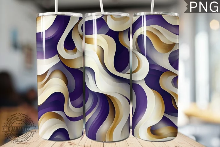 Abstract Pattern Tumbler Warp - High Quality 300 Dpi