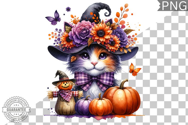 Halloween Cat Clipart Image 19