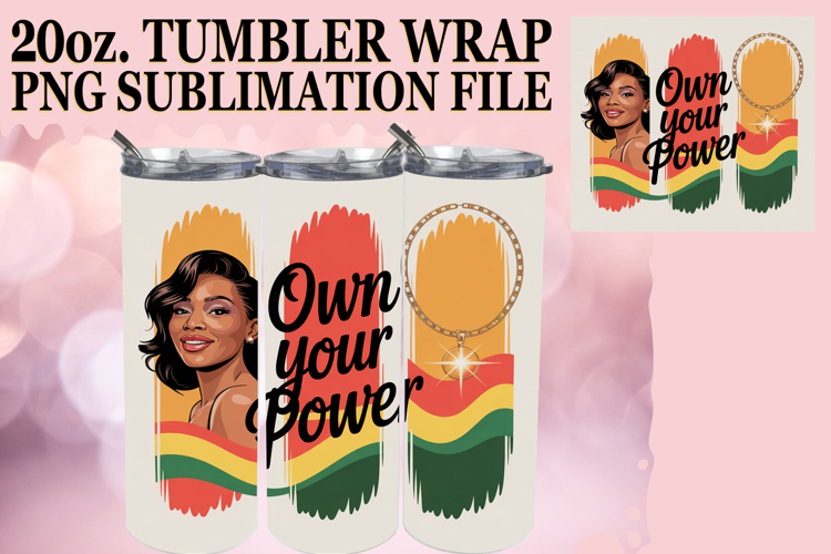 ENCHANTING DREAMS 20oz TUMBLER WRAP, Juneteenth