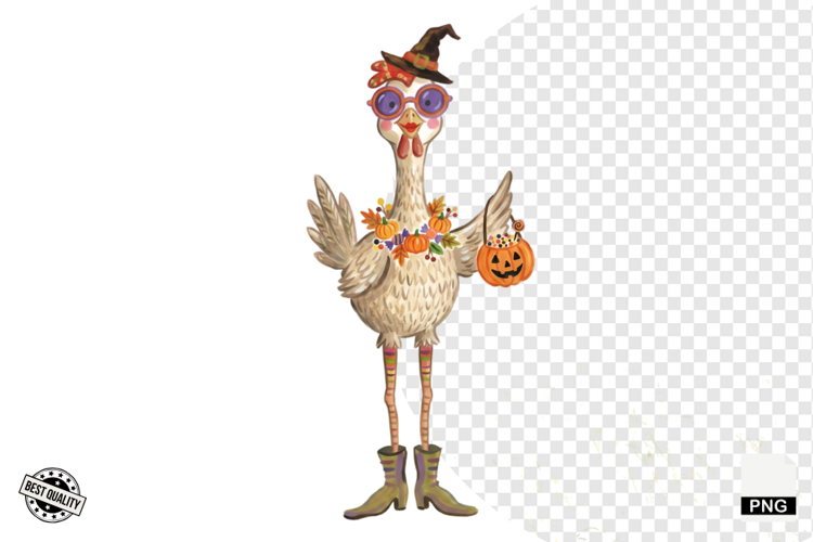 Halloween Chicken Clipart