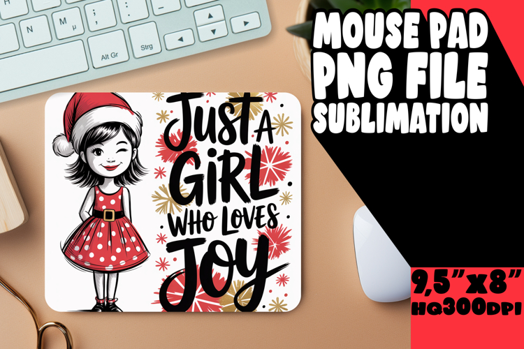 cheerful Desk pad PNG magic, Just A Girl