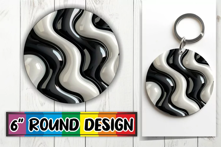Dynamic 3D Inflated Puff Sublimation Circle Patterns