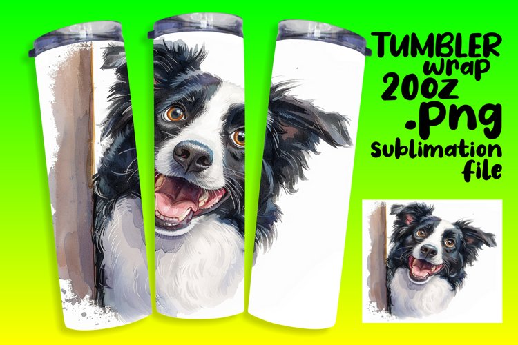 Quirky Funny Dog Lovers Playful Tumbler Wrap - 20oz