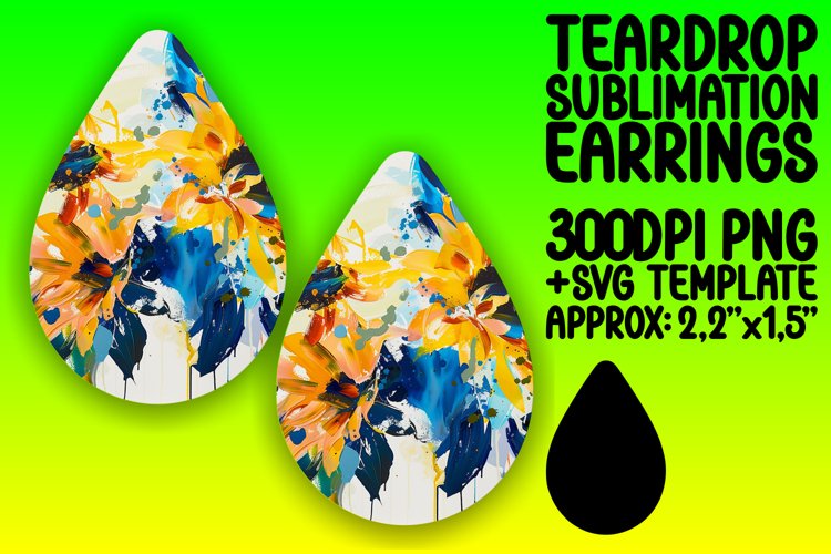 Chic Spring Floral Dangles