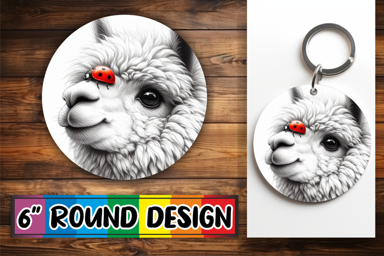 Enchanted Circle Keychain Inspiration PNG, Cute Animals