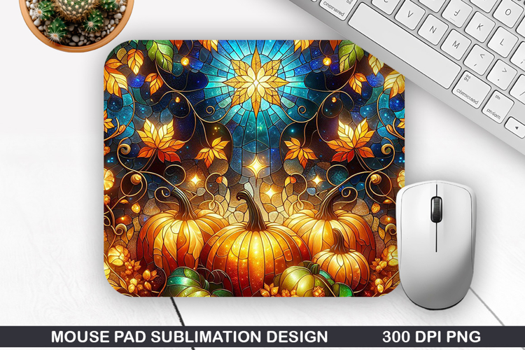 Pumpkin Mouse Pad Sublimation, Halloween Mouse Pad PNG