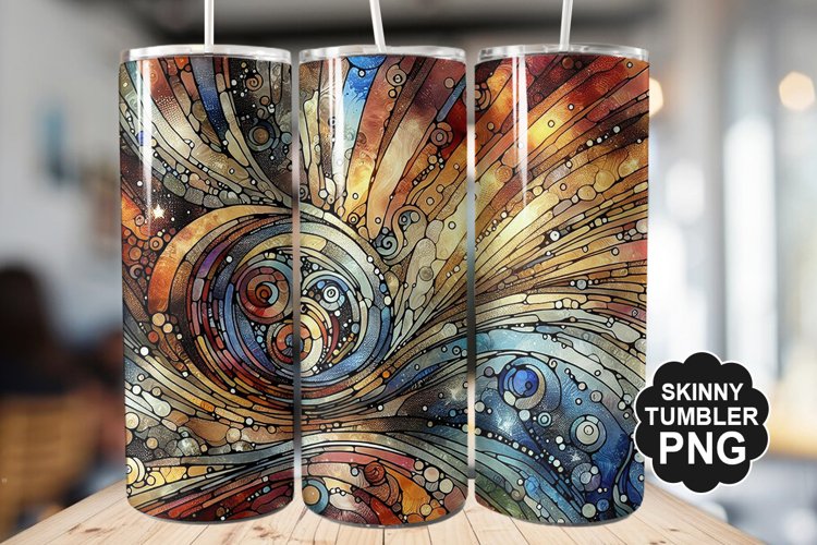 Stained On Stained Glass Tumbler Warp - Tumbler Design