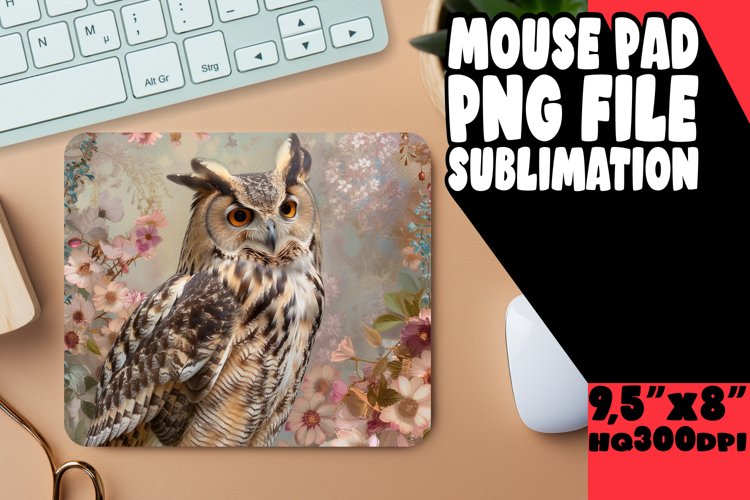 Feathered Fables Sublimation Mouse Pad Assortment