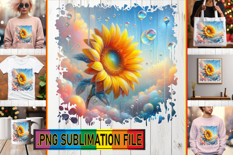 Whimsical TSHIRT PNG Designs, 3D Flower