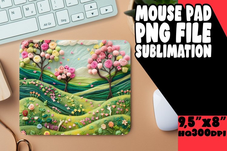 Beautiful 3D Summer for Mouse Pad Sublimation example image 1