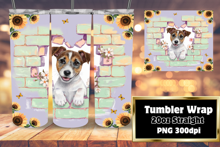CHARMING 20oz Tumbler Design , Cute Dog