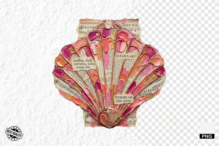 Books Pages Coastal Life Clipart