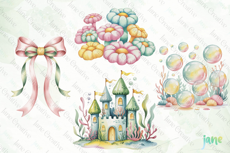Cottage Ocean Clipart