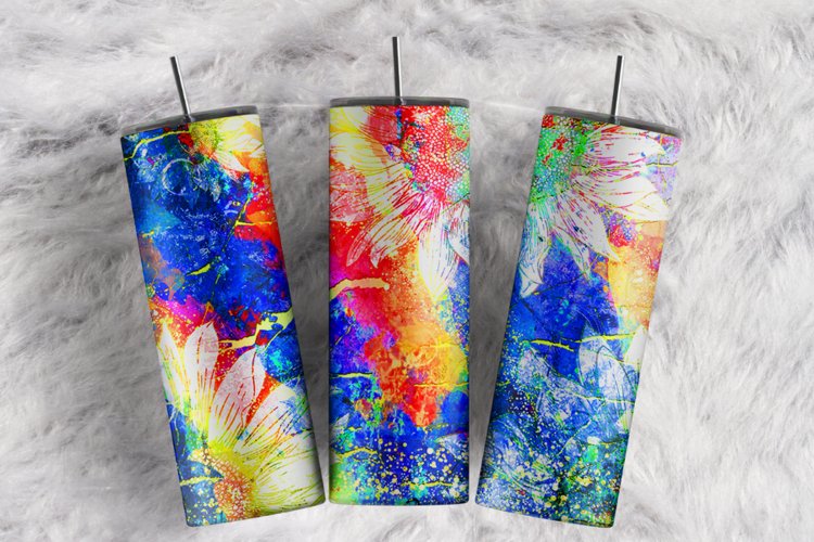 Alcohol Ink Tumbler Wrap Image 11