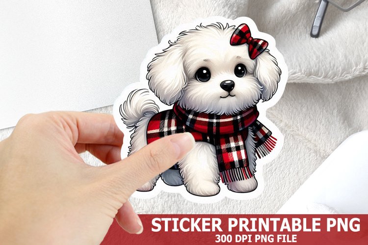 Christmas Dog Clipart Image 17