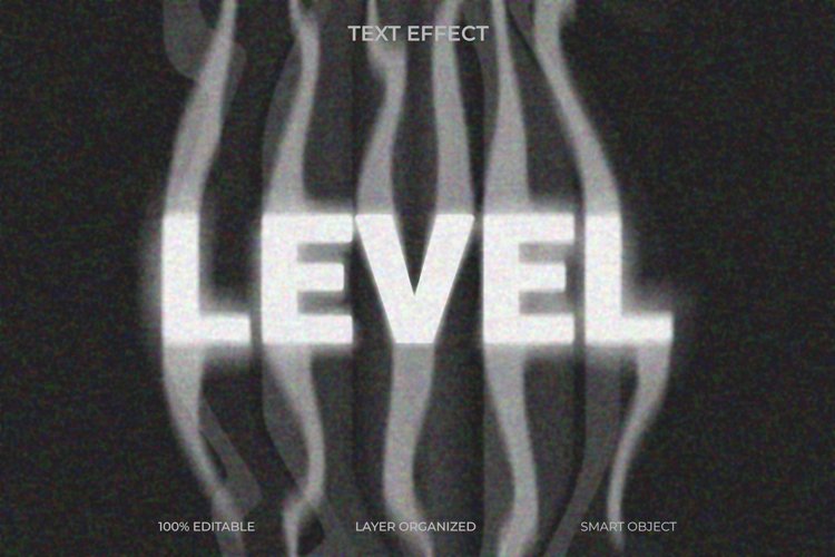 Level Editable Text Effect Style example image 1