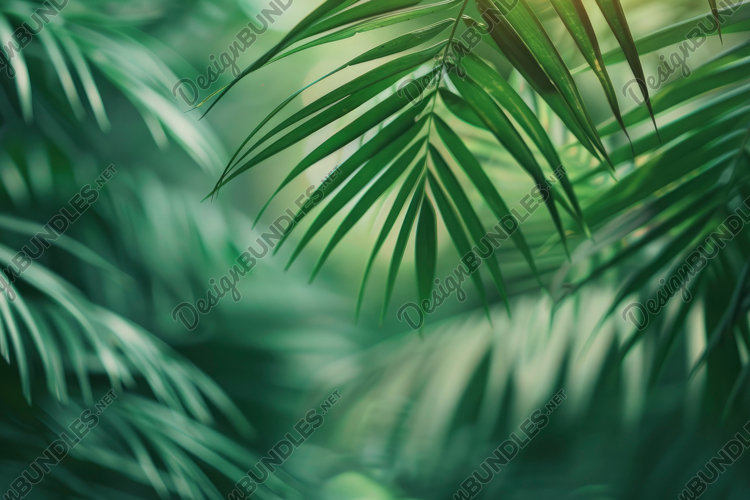 Palm Branch Background Wallpaper