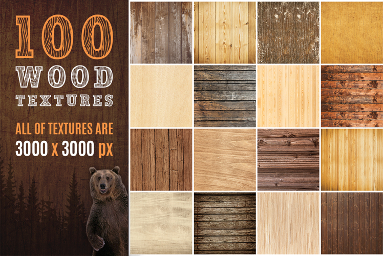 100 Real Wood Textures