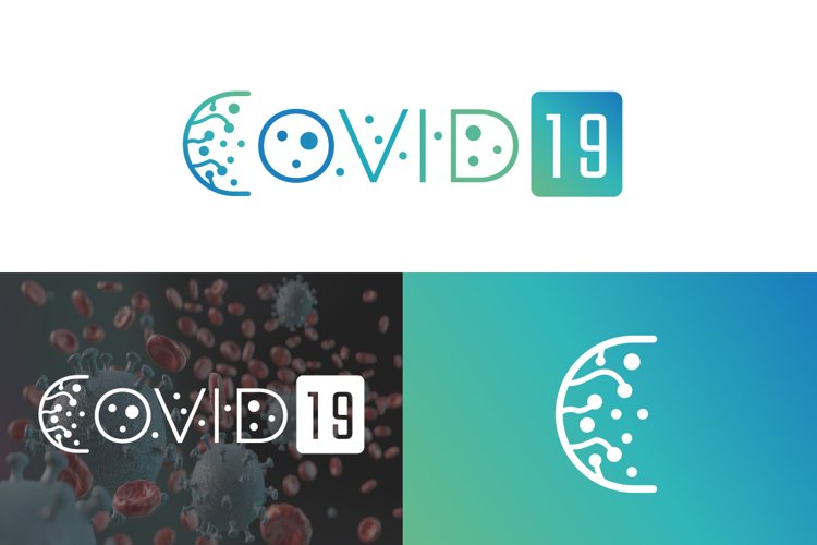 Corona virus - Covid19 Logo v.2