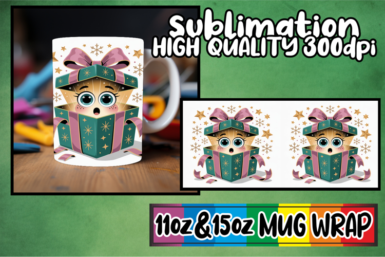 Heartfelt mornings 11oz 15oz sublimation wrap, Cute Christma