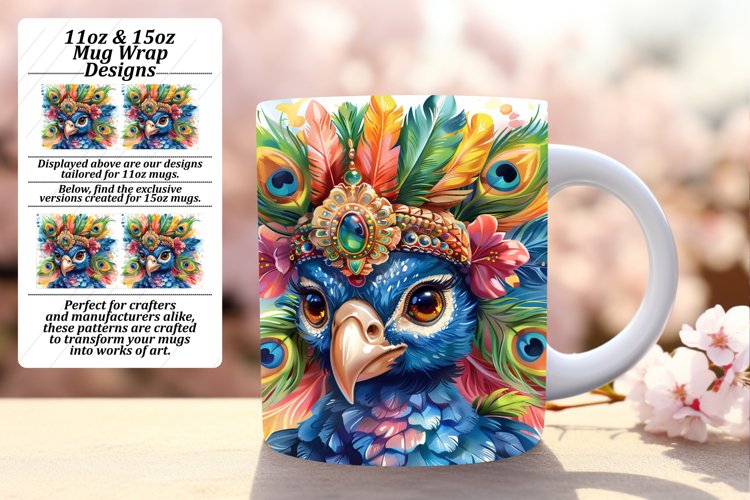 Whimsical Pet Wraps for 11oz/15oz Mug example image 1