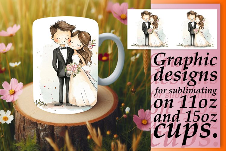 Enchanting Wedding Bliss Mugs