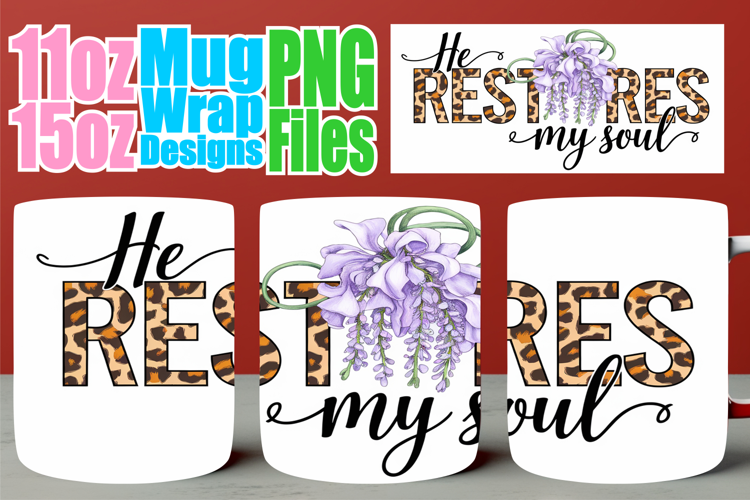 Lovely moments sublimation mug wrap, Christian