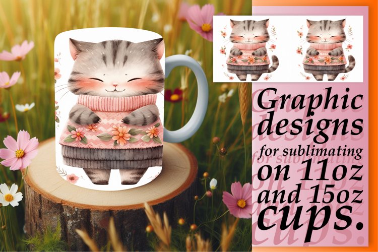 Cat Watercolor Image 11