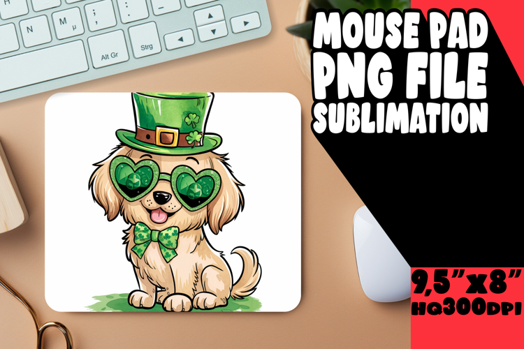 Sweet MOUSE PAD Magical Design, St Patrick