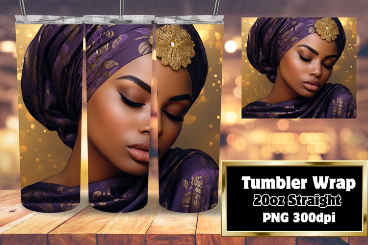 3D Power Woman Tumbler Sublimation 20oz
