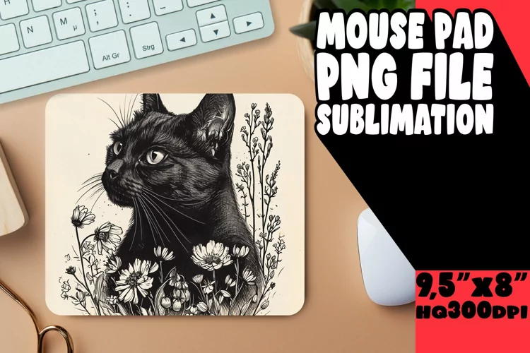 Amusing Cat Lover's Desk Mat