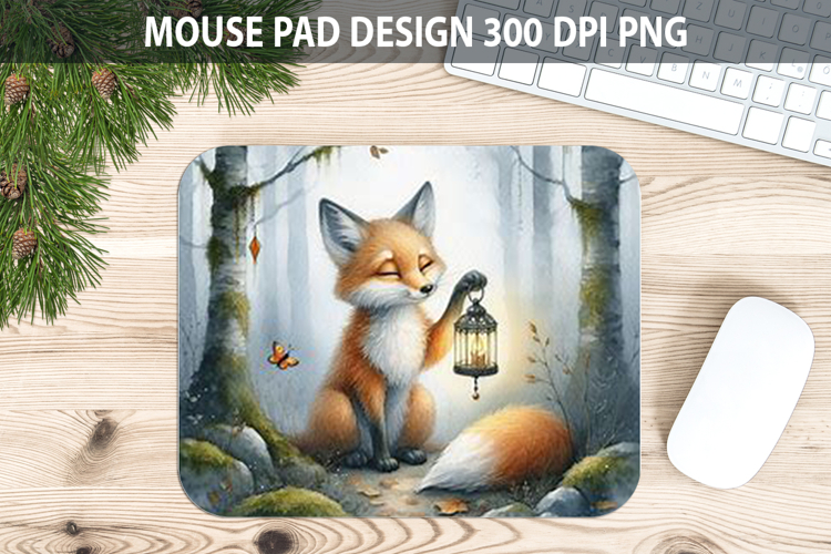 Cute Watercolor Fox Clipart Image 22