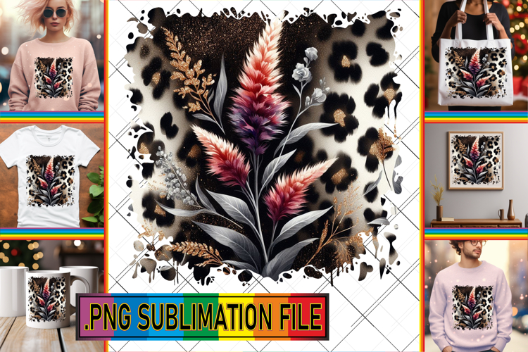 RADIANT TSHIRT Designs Sublimation, Leopard Prints