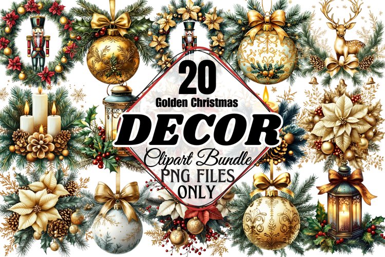 Christmas Decor Clipart Image 10