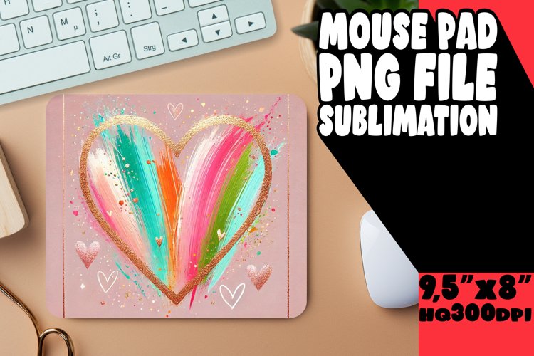 Timeless desk PAD Classic Design, Heart