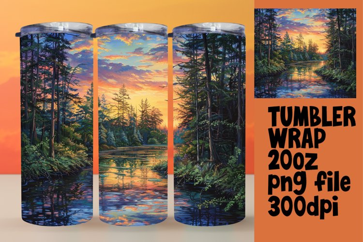 Coastal Calm Tumbler Sublimation 20oz