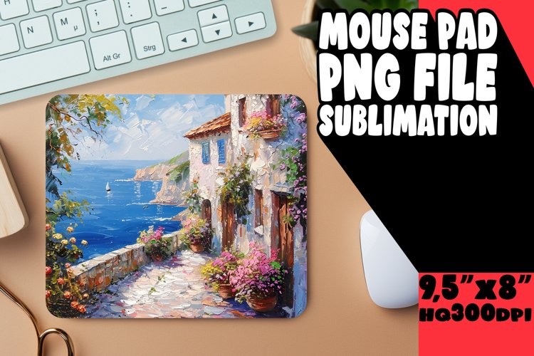 Picturesque Landscape Mouse Pad Design example image 1