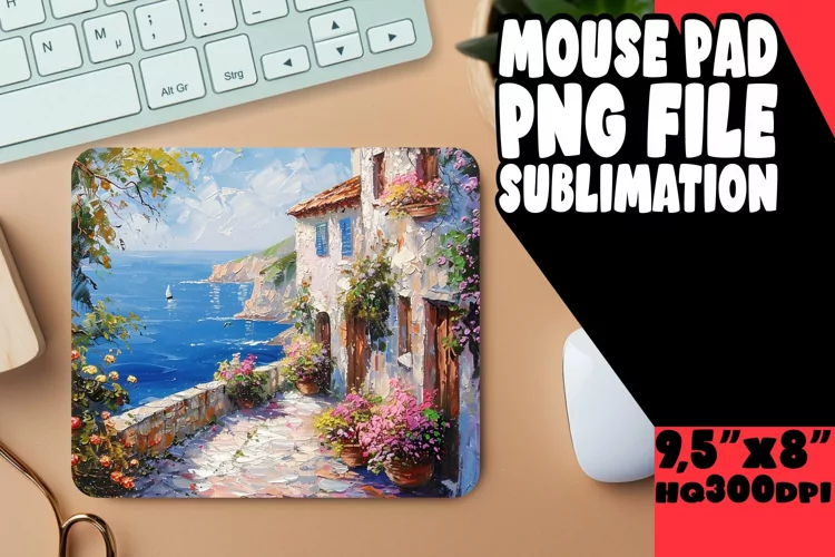 Picturesque Landscape Mouse Pad Design