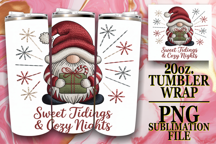 Christmas Tumbler Wrap