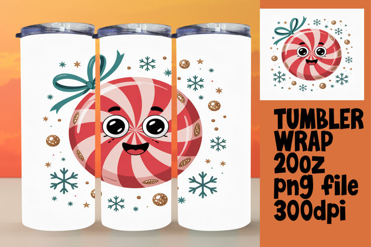 GREAT GIFT 20oz Tumbler Wrap , Cute Christmas