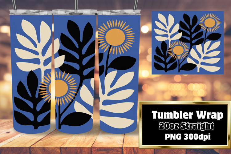 20oz Tumbler Design for Gift Ideas , Flowers