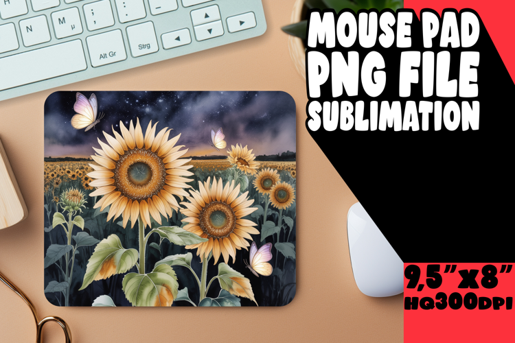COZY MOUSE MAT CREATIVE DESIGN, Flowers